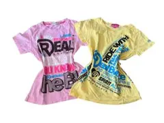 y2k 平成女児　平成ギャル　00‘s マクブリング　英字　ピチT