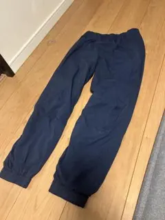 150 ユニクロ　暖パン　ネイビー　フリース裏地付き