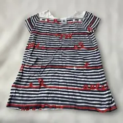 PETIT BATEAU ストライプワンピース 12m/74cm