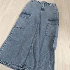 ★SALE★GU　デニムロングスカートのサムネイル