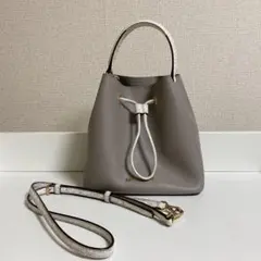 MICHEAL KORS グレー ショルダーバッグ 合成皮革