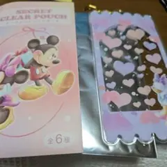 ディズニーストア　シークレットクリアポーチ