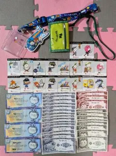 キッザニア まとめ売り①373キッゾ②お財布③ホルダーストラップ④ジョブカード