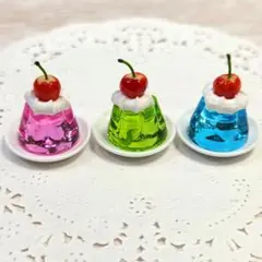 ぷるぷるゼリー3種セット　ミニチュアスイーツ