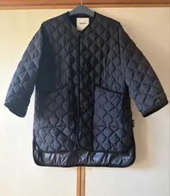 GYMPHLEX ダイヤキルトダウンカラーレスコート　ブラック　14