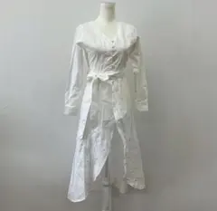 【a1404】リゼクシー ロングワンピース 美品風 白 F