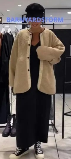 ☆美品☆早い者勝ち☆ BARNYARDSTORM/リバーシブル/ボアキルトコート