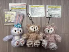 ダッフィー シェリーメイ ステラルー　ストラップ付きぬいぐるみ