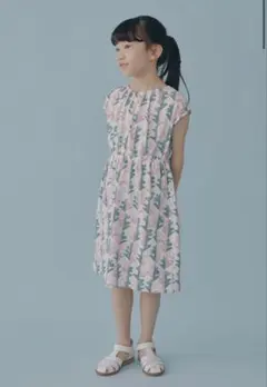 【美品】mina twin flower カットソーワンピースのサムネイル