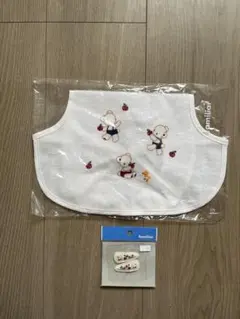 familiar スタイ　ヘアクリップ パッチンドメ　SS お食事エプロン