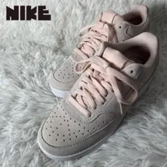 美品 NIKE ナイキ レザースニーカー コートビジョン ロー 24㎝