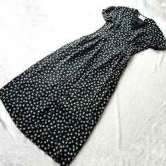 メゾンドリーファー マキシ丈花柄ロングシャツワンピース レーヨンキュプラ 日本製のサムネイル