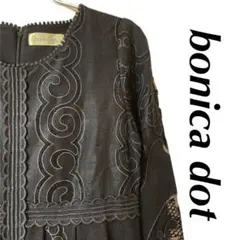 【bonica dot】ミニワンピース⭐︎パーティー⭐︎レース⭐︎ブラックのサムネイル