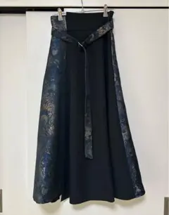 美品　HARE ラメアートジャガードスカート　ワンピース　コート