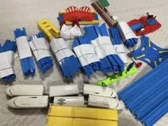 プラレールセット 青いレールと車両