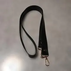 ブラックレザーショルダーストラップ