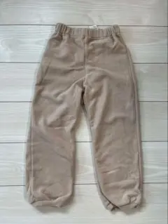 ベージュ フリース ロングパンツ 120cm