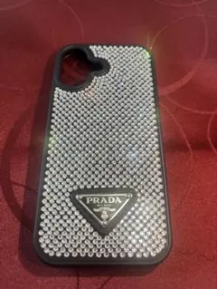 PRADA ストーン装飾 iPhone17ケース - メルカリ
