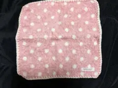 quatre saisons タオルハンカチ ピンク ドット今治タオルのサムネイル