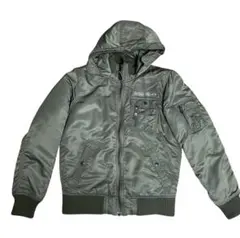 ALPHA INDUSTRIES フライトジャケット フード付き