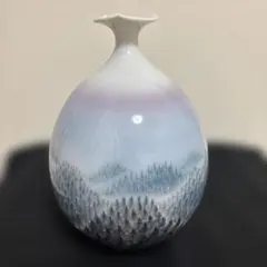 藤井朱明 壺 飾り壺 花器 日展人気作家 花瓶 有田焼 人間国宝共箱なし