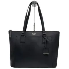 極美品　Kate Spade トートバッグ　サフィアーノレザー　ブラック　A4可