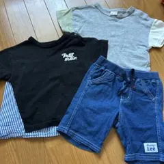 プティマイン　リー　夏　Tシャツ　男の子　半袖半ズボン　80 まとめ売り lee