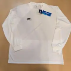 新品　2XL ミズノ　Mizuno トレーニングプラシャツ ホワイトのサムネイル