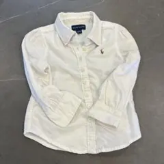 Ralph Lauren ホワイト長袖シャツ 3T