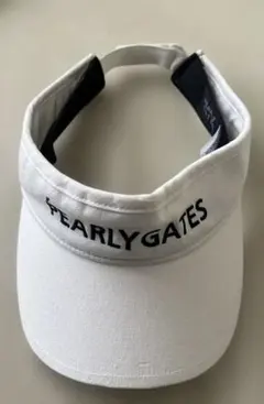 【PEARLY GATES 】サンバイザー ホワイト✨のサムネイル