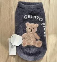 【新品未使用】gelato pique 犬服 ベアジャガードプルオーバー S