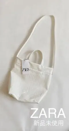 ZARA ショルダーバック　トートバック　クリアバック