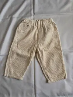OCEAN&GROUND コーデュロイパンツ クリーム色のサムネイル