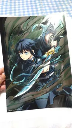 鬼滅の刃　全集中展　特殊印刷イラストカード　時透無一郎