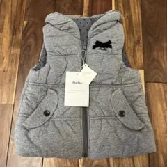 お値下げ！【新品未使用】BeBe リバーシブルダウンベスト