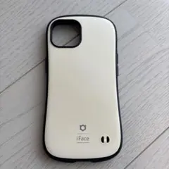 iFace iPhone13.14.15用ケース ホワイト/ブラック