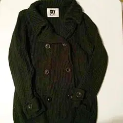 SLY LANG/knit cardigan/navyのサムネイル
