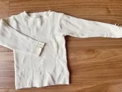 petit main アイボリー ニット 90サイズ