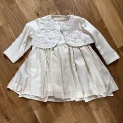 ベビー（一歳）フォーマルドレス レースボレロ付き