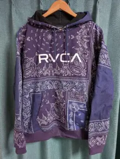 RVCA/ルーカ/フーディー/パーカー/プルオーバー/ペイズリー/新品/タグ付