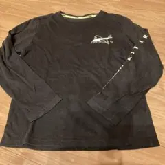 PUMA ブラック 長袖カットソー 150