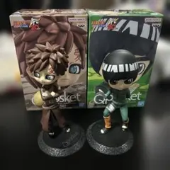 NARUTO疾風伝 Qposket 我愛羅 ロック・リー フィギュア