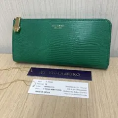 未使用】ヴィオラドーロ VIOLAd'ORO財布 L字ファスナー レザー U15