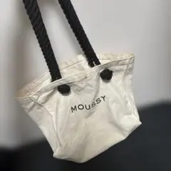 ゆ*き様 MOUSSY ホワイト トートバッグ