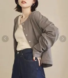 coen ライト起毛カーディガン コーエン ニット カーディガン