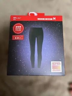 ユニクロ　超極暖　ヒートテック　ブラック レギンス M