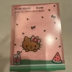 OLIVE YOUNG × Sanrio ハローキティ タオル