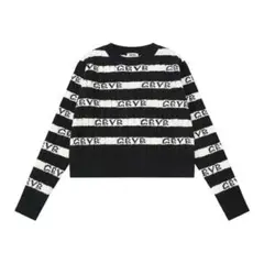 GROVE GRVR STRIPE CABLE KNIT 長袖 ニット