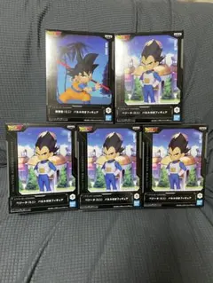ドラゴンボールDAIMA パネル付きフィギュア　ベジータ　孫悟空　５点セット