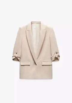 ZARA ロールアップスリーブレザー